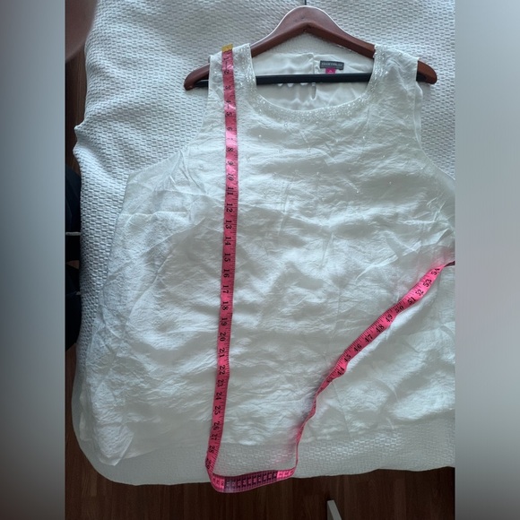 Vince Camuto  Sleeveless Top AFTERGLOW IN IVORY - Picture 15 of 16